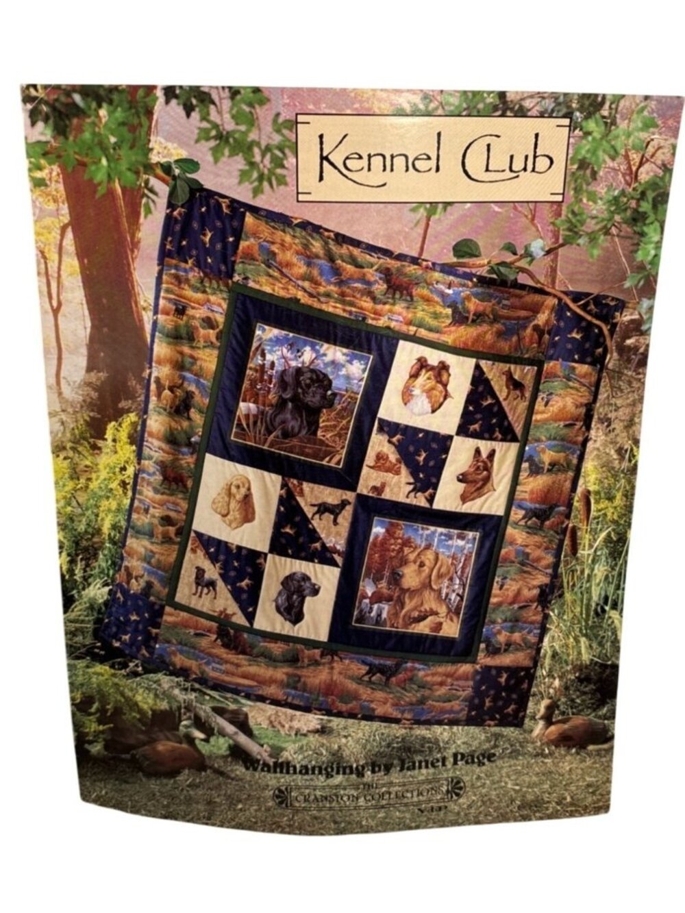 Kennel Club Wall Hanging Pattern Dog Love By Janet Page The Cranston Collection